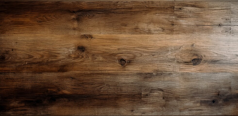 Naklejka premium dark brown wooden plank with texture, solid wood veneer and paint on the surface, in the style of dark bronze. Generative AI.