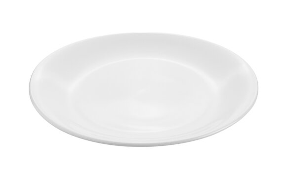 empty plate isolated on transparent png