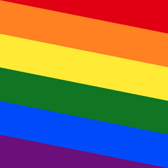 rainbow oblique color for the pride flag, pride month, pride celebration for wallpaper, wrapping something, table dinner, decorating stuff.