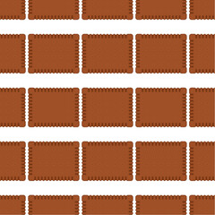 Pattern homemade cookie different taste in pastry biscuit