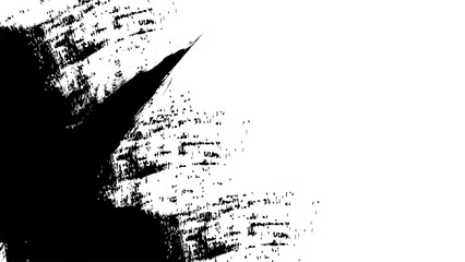 Black and white splash brush background