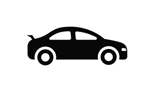 Coupe Car Icon, Vector illustration