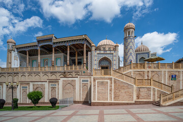 Hazrat Khizr mosque in Samarkand, Uzbekistan.