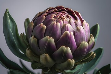 Fototapeta premium Artichoke. AI generated.