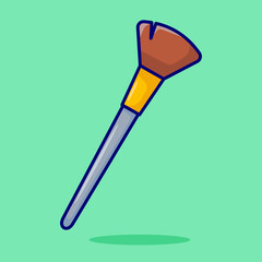 Makeup tool brush Vector, Flat Icon, Flat Design
