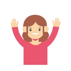 Circle avatars with young people's faces. Portraits of diverse men and women. Set of user profiles. Round icons with happy smiling humans. Colored flat vector illustration