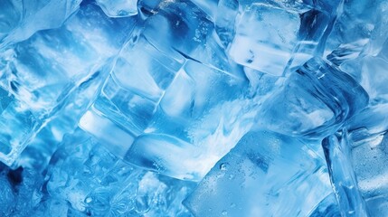 ice background for design, ice texture. Generative AI
