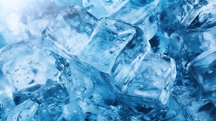 ice background for design, ice texture. Generative AI