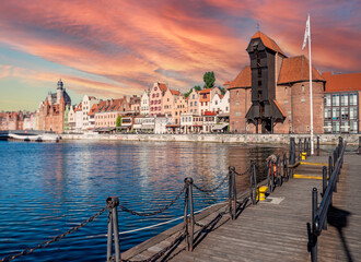 View of the Kontor in Gdansk Poland