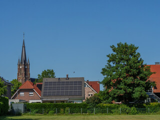 Fototapeta na wymiar Die Kirche St. Ludgerus in Weseke im Münsterland
