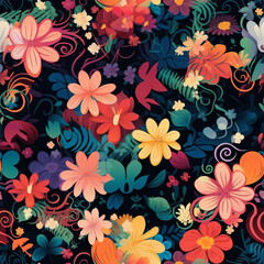 seamless floral pattern