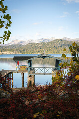 gazebo in the mountains