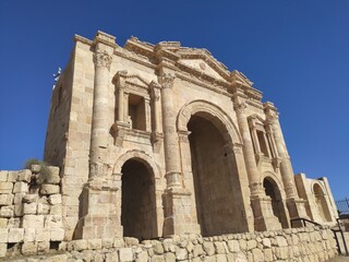 Fototapeta na wymiar Jarash Castle in Jordan