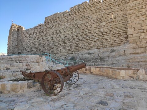 Old Firegun in Ajloun castle 