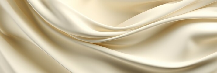 Obraz premium Luxury silk wave background. Illustration Generative AI.