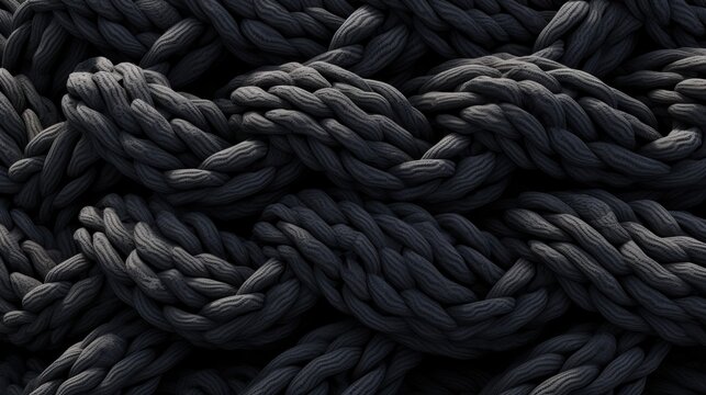 Rope pattern background. Illustration AI Generative