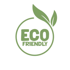 Foto op Canvas Eco friendly badge. Healthy natural label logo design. Organic product packaging design. © Matias