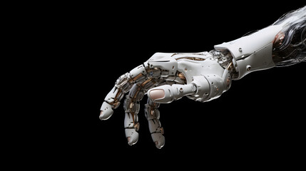 Detailed cyborg hand