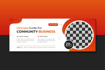 Business Facebook Cover Or Social Media Banner design template