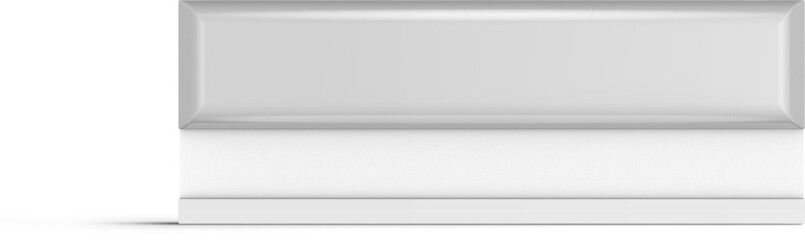 Business Name Tag With Safety Pin Isolated 3D Rendering