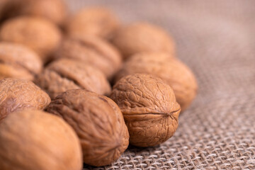 Nuts on a table