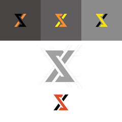 X S logo letter