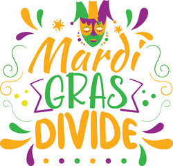 Mardi gras svg t shirt Design