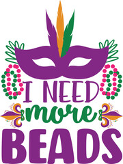 Mardi gras svg t shirt Design © Jannatul