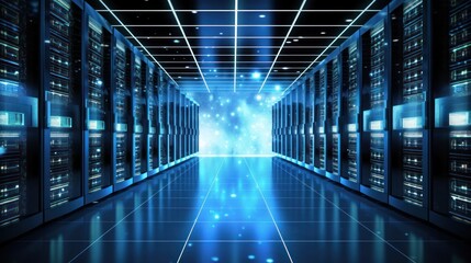 Fototapeta premium Significance IT infrastructure