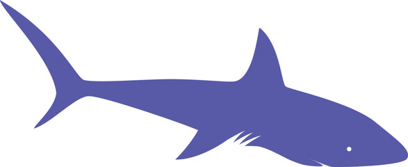 Colorful Shark Fish Element