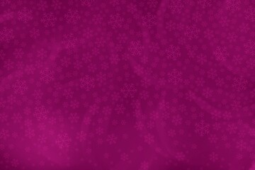 
Snowflakes on burgundy red background. Light smudges indicating movement.