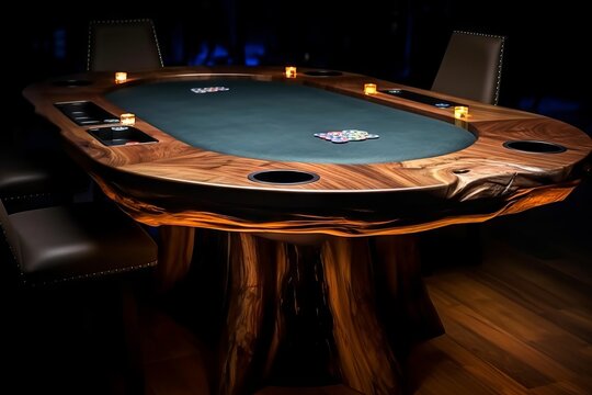 Whispers Of Fortune: An Intimate Gathering At The Poker Table, Generative AI