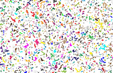 Colorful vector mosaic pattern from rainbow color palette (red, orange, violet, yellow, green, blue) colors for arts backgrounds