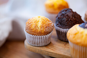 Magdalenas de Panadería con Chocolate