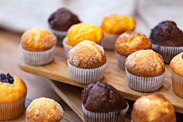 Magdalenas de Panadería con Chocolate