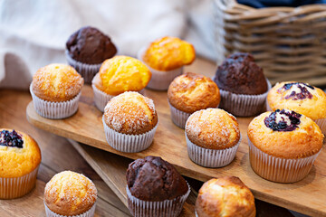 Magdalenas de Panadería con Chocolate