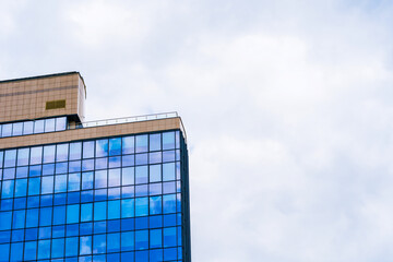 Stylish Tower with a Stunning Blue windows