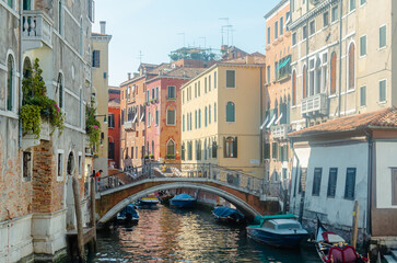 Venice is a city in northeastern Italy. It is famous for the beauty of its architecture and works of art. A part of Venice is declared a World Heritage Site.