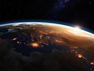 Glimpse of Our Home Planet: Earth from Space