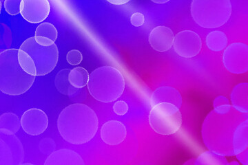 blue purple bubbles abstract background generative AI