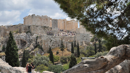 Acrópolis de Atenas - obrazy, fototapety, plakaty