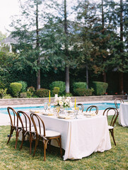wedding table setting