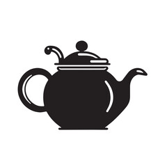 The teapot icon. Tea symbol. Flat Vector illustration