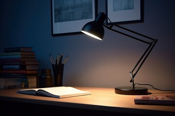 Desk lamp mug as Simple Flatlays , generative artificial intelligence
