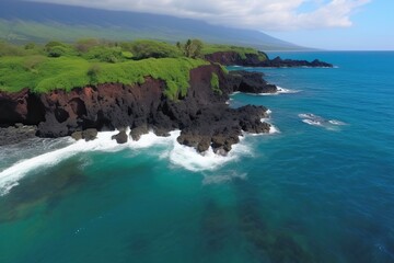 Fototapeta na wymiar Maui Hawaii USA romantic holiday , generative artificial intelligence 