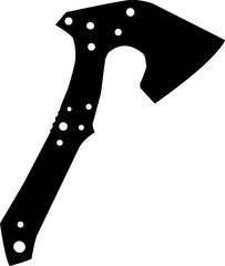 Axe silhouette vector image