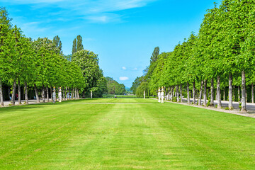 Schlossgarten des Schwetzinger Schlosses in Schwetzingen, Baden-Württemberg