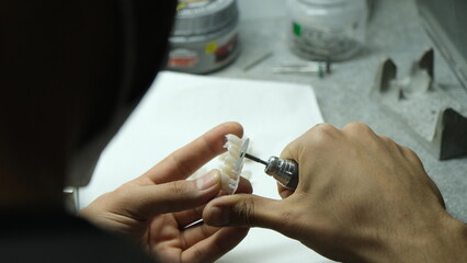 tooth making in the lab