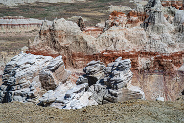 The eroded landscape of Coal Mine Canyon
