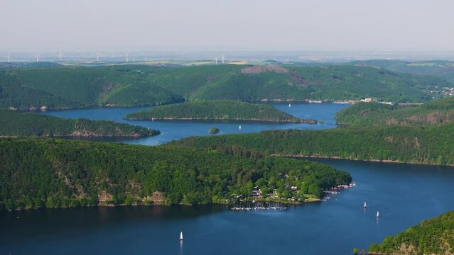 Lake Rursee, Eifel, Germany